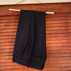 Everlane Slim Wool Pant (Navy)